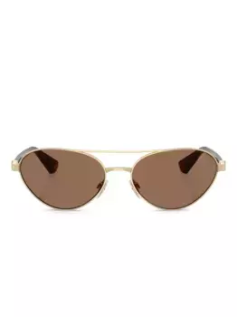 Солнцезащитные очки-пилоты Burberry Eyewear, золотой