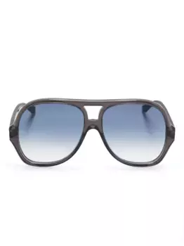Солнцезащитные очки-пилоты Chlo Eyewear, черный