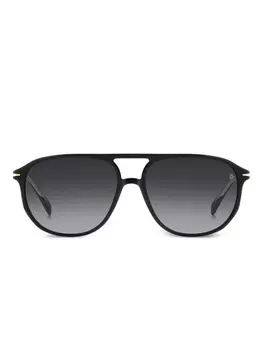 Солнцезащитные очки-пилоты DAVID BECKHAM EYEWEAR, черный