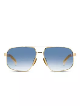 Солнцезащитные очки-пилоты DAVID BECKHAM EYEWEAR, золотой