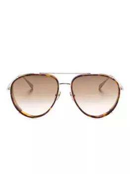 Солнцезащитные очки-пилоты Dimitry Linda Farrow, золотой