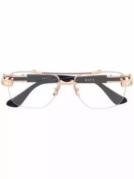 Солнцезащитные очки-пилоты Dita Eyewear, розовый