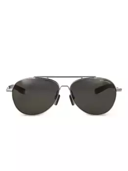 Солнцезащитные очки-пилоты Dita Eyewear, серебяный