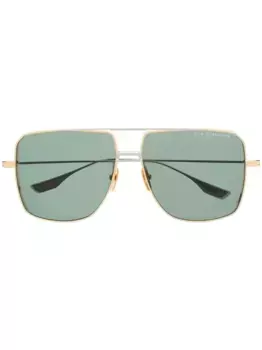 Солнцезащитные очки-пилоты Dubsystem Dita Eyewear, золотой
