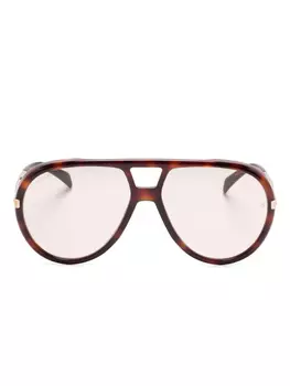 Солнцезащитные очки-пилоты Eyewear by David Beckham, коричневый