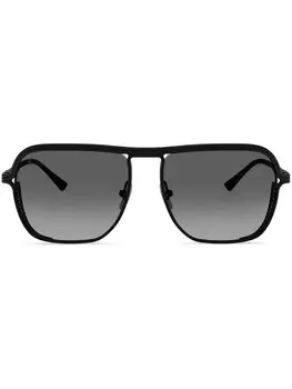 Солнцезащитные очки-пилоты Ferrari, черный