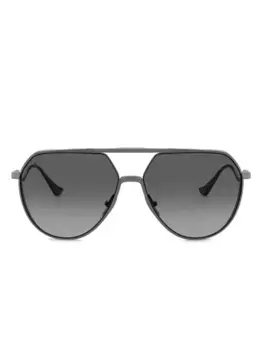 Солнцезащитные очки-пилоты Ferrari, серый