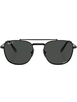 Солнцезащитные очки-пилоты Frank II Titanium Ray-Ban, черный