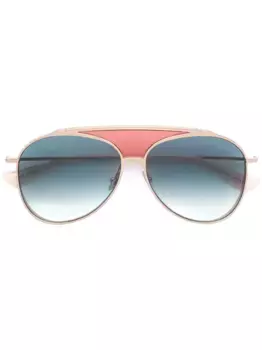 Солнцезащитные очки-пилоты Funker Christian Roth, металлик