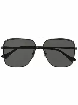 Солнцезащитные очки-пилоты GG1099 Gucci Eyewear, серый