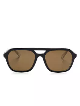 Солнцезащитные очки-пилоты Gucci Eyewear, белый