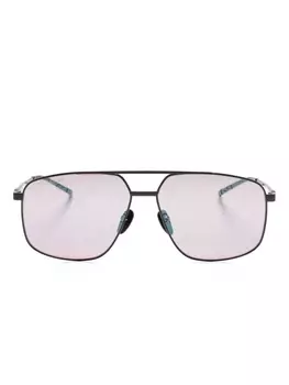 Солнцезащитные очки-пилоты Gucci Eyewear, черный