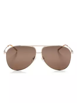 Солнцезащитные очки-пилоты Gucci Eyewear, серый