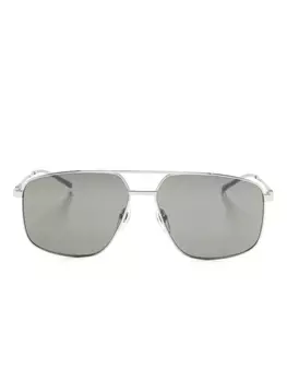 Солнцезащитные очки-пилоты Gucci Eyewear, серый
