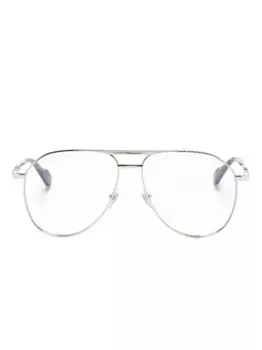 Солнцезащитные очки-пилоты Gucci Eyewear, серый