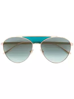 Солнцезащитные очки-пилоты Jimmy Choo Eyewear, розовый