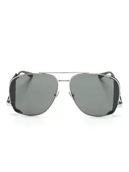Солнцезащитные очки-пилоты Leon Saint Laurent Eyewear, серебристый