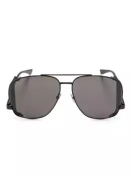 Солнцезащитные очки-пилоты Leon Saint Laurent Eyewear, черный