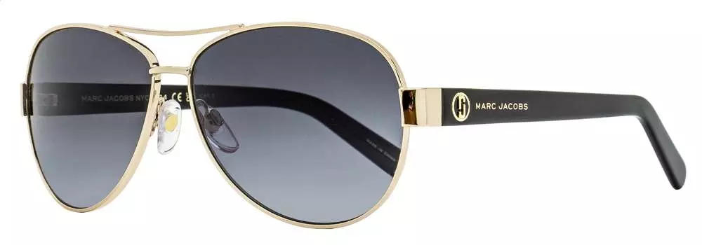 Солнцезащитные очки-пилоты Marc Jacobs Unisex Marc 699/S RHL9O Gold/Black 60 мм