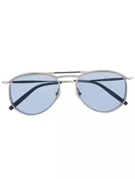 Солнцезащитные очки-пилоты Matsuda, серебристый