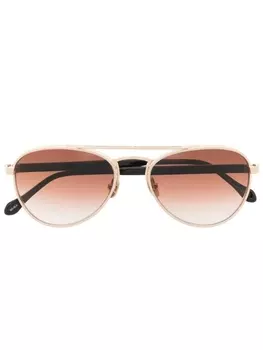Солнцезащитные очки-пилоты Matsuda, золотистый