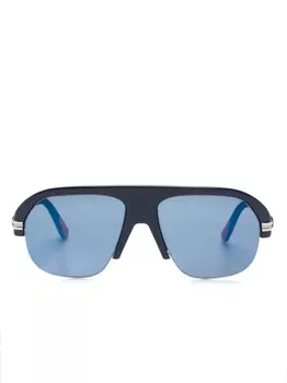 Солнцезащитные очки-пилоты Moncler Eyewear, синий