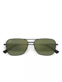 Солнцезащитные очки-пилоты Na'auao Maui Jim, черный