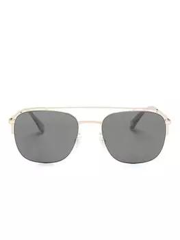 Солнцезащитные очки-пилоты Nor Mykita, золотистый