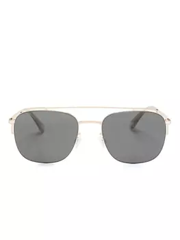 Солнцезащитные очки-пилоты Nor Mykita, золотистый