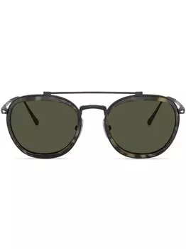 Солнцезащитные очки-пилоты Persol, черный