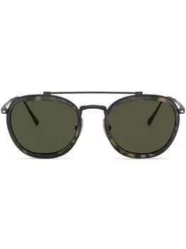 Солнцезащитные очки-пилоты Persol, черный