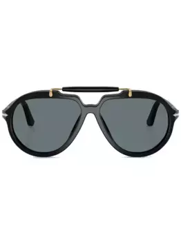 Солнцезащитные очки-пилоты Persol, черный