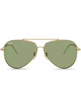 Солнцезащитные очки-пилоты Ray-Ban, золотой