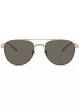 Солнцезащитные очки-пилоты Rivetti Oliver Peoples, золотистый