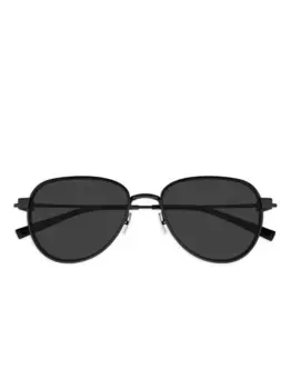 Солнцезащитные очки-пилоты Saint Laurent Eyewear, черный