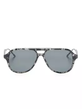 Солнцезащитные очки-пилоты Thom Browne Eyewear, серый