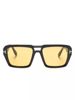 Солнцезащитные очки-пилоты TOM FORD Eyewear, черный