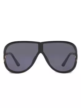 Солнцезащитные очки-пилоты TR001938 TOM FORD Eyewear, черный