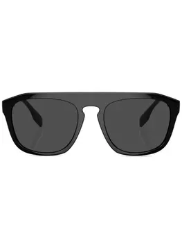 Солнцезащитные очки-пилоты Wren Burberry Eyewear, черный