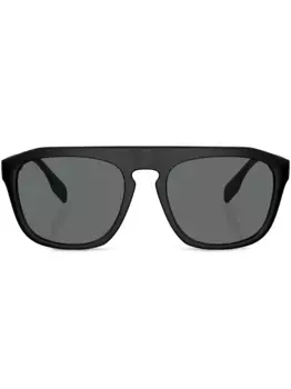 Солнцезащитные очки-пилоты Wren Burberry Eyewear, черный