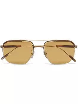 Солнцезащитные очки-пилоты Zegna, золотой
