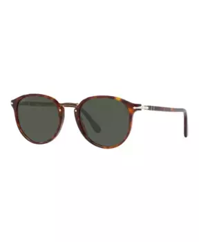Солнцезащитные очки пишущая машинка Evolution po 3210s Persol, коричневый