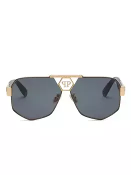 Солнцезащитные очки Plein Badge Philipp Plein, черный