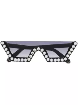 Солнцезащитные очки Plein Crystal Lux Philipp Plein, черный