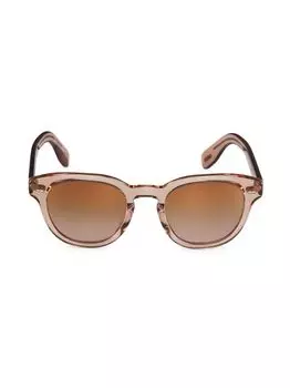 Солнцезащитные очки-подушки Cary Grant 50 мм Oliver Peoples, розовый