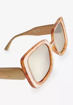 Солнцезащитные очки POLARIZED SQUARE FRAME, REGULAR FIT Next, коричневый