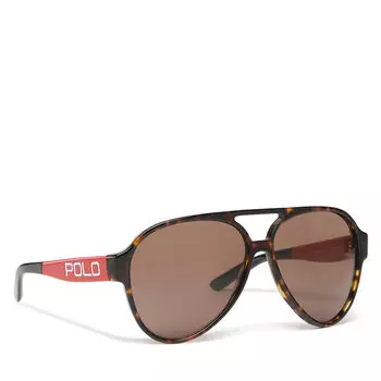 Солнцезащитные очки Polo Ralph Lauren, коричневый