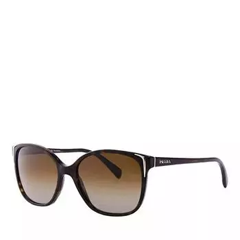 Солнцезащитные очки pr 0pr 01os 55 2au6e1 Prada, коричневый