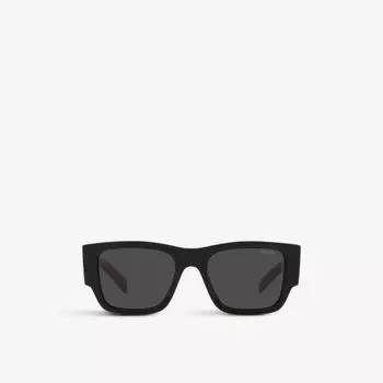 Солнцезащитные очки PR 10ZS в оправе из ацетата Prada, черный