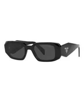 Солнцезащитные очки Pr 17ws 1ab5s0 с 49 символами Prada, черный